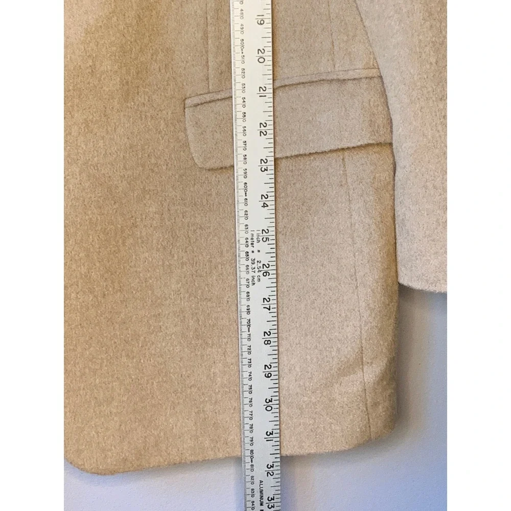 Turnbury est 1980 Mens Camelhair Blazer Sport Coat‎ Size 42R Tan Wool Blend